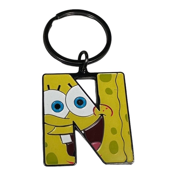 Universal Studios Spongebob Letter “N” Keychain - Picture 1 of 1